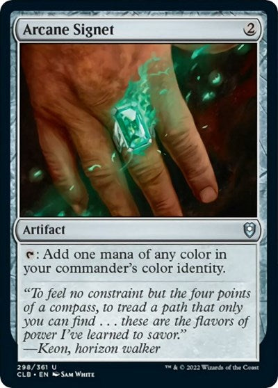 Arcane Signet (Commander Legends: Battle for Baldur's Gate) Light Play