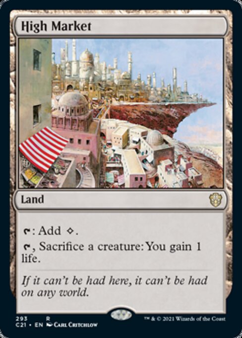High Market (Commander 2021 Strixhaven) Medium Play