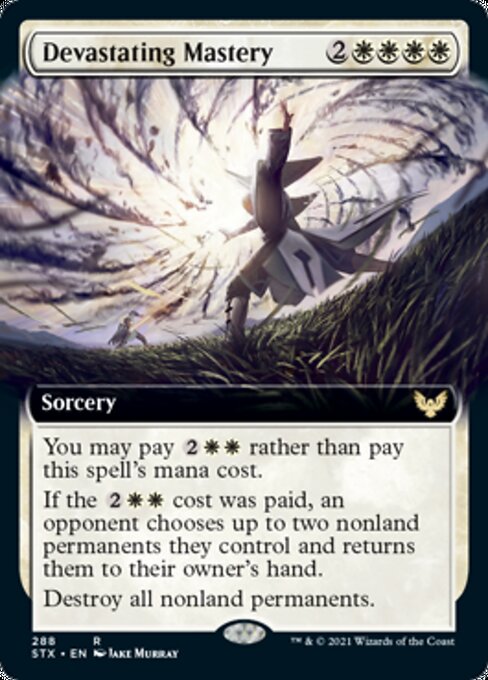 Devastating Mastery (Extended Art) (Strixhaven) Near Mint