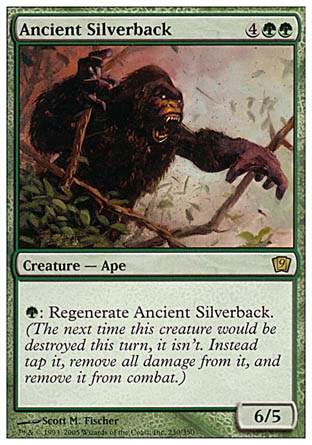 Ancient Silverback (9th Edition) Damaged / Poor Foil