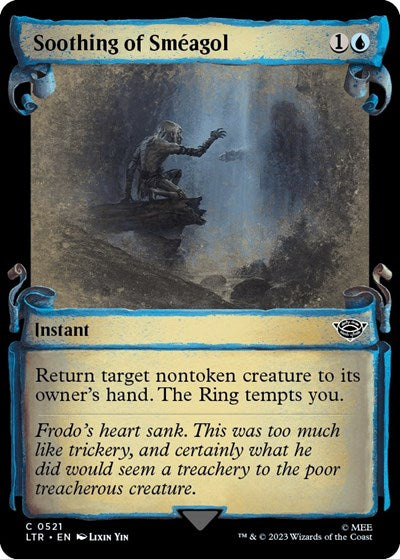 Soothing of Smeagol (Showcase Scrolls) (Universes Beyond: The Lord of the Rings: Tales of Middle-earth) Light Play Foil