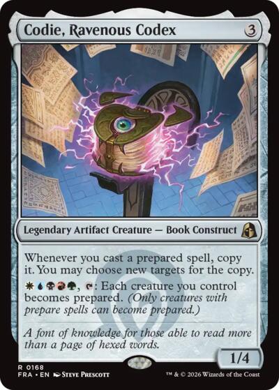 Codie, Ravenous Codex (Reality Fracture) Light Play Foil