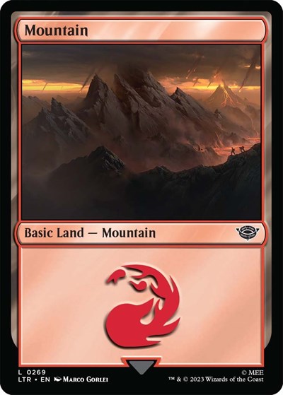 Mountain (0269) (Universes Beyond: The Lord of the Rings: Tales of Middle-earth) Damaged / Poor Foil