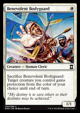 Benevolent Bodyguard (Eternal Masters) Medium Play Foil