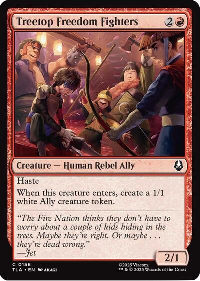 Treetop Freedom Fighters (Avatar: The Last Airbender) Near Mint Foil