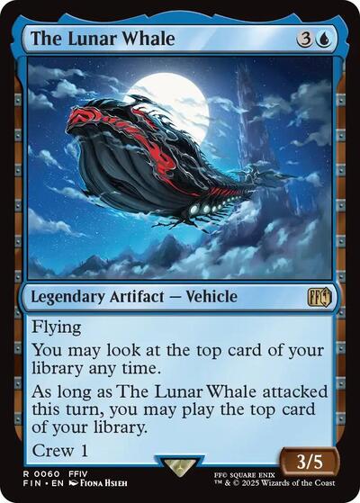 The Lunar Whale (Universes Beyond: FINAL FANTASY) Light Play Foil