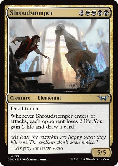 Shroudstomper (Duskmourn: House of Horror) Light Play Foil