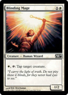 Blinding Mage (Magic 2010 Core Set) Light Play