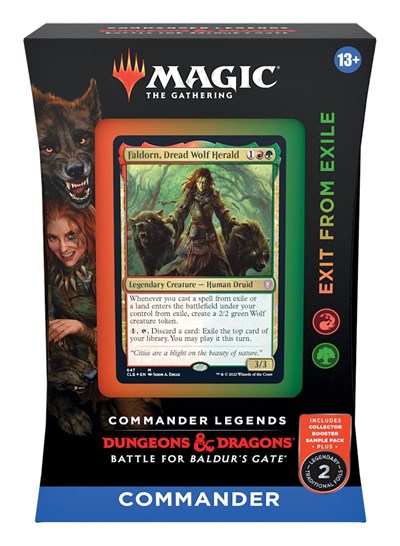 Commander Legends: Battle for Baldur's Gate Exit from Exile Commander Deck