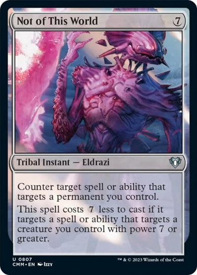 Not of This World (Commander Masters) Near Mint