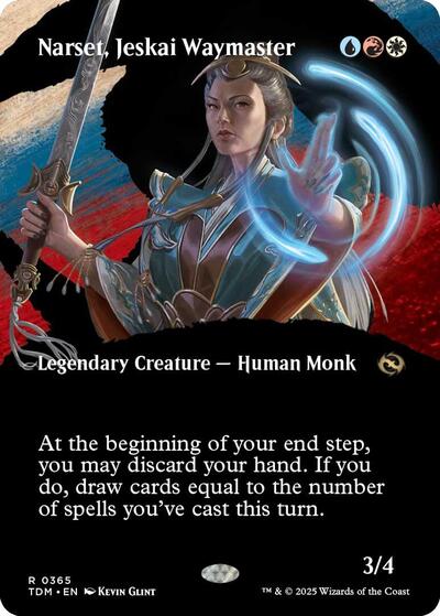 Narset, Jeskai Waymaster (Borderless) (Tarkir: Dragonstorm) Near Mint