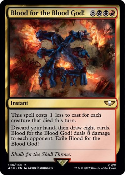 Blood for the Blood God! (Surge Foil) (Universes Beyond: Warhammer 40K) Near Mint Foil