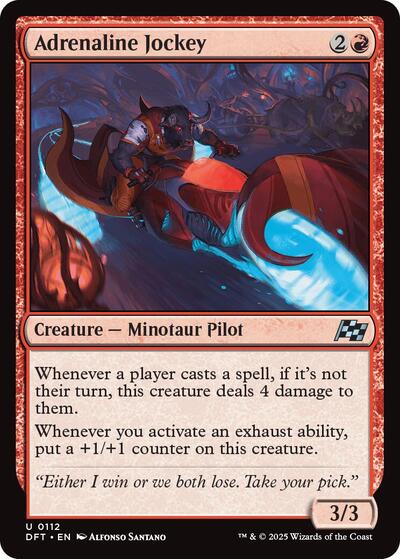 Adrenaline Jockey (Aetherdrift) Near Mint Foil