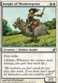Knight of Meadowgrain (Lorwyn) Light Play Foil