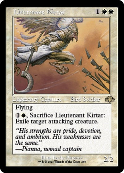 Lieutenant Kirtar (Retro Frame) (Dominaria Remastered) Near Mint Foil