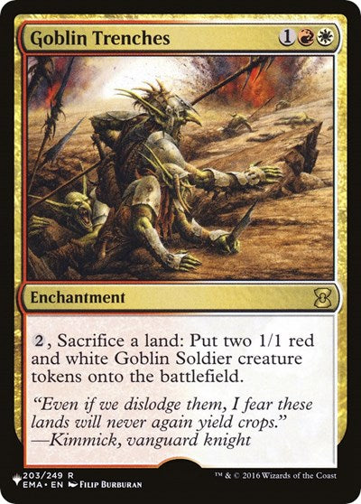 Goblin Trenches (The List) Near Mint