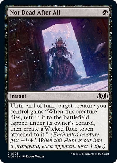 Not Dead After All (Wilds of Eldraine) Medium Play