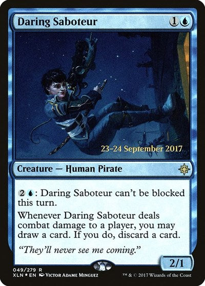 Daring Saboteur (Promos: Prerelease Cards) Light Play Foil