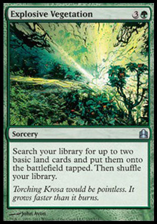 Explosive Vegetation (Commander) Light Play