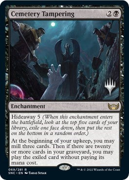 Cemetery Tampering (Promo Pack: Streets of New Capenna) Light Play Foil