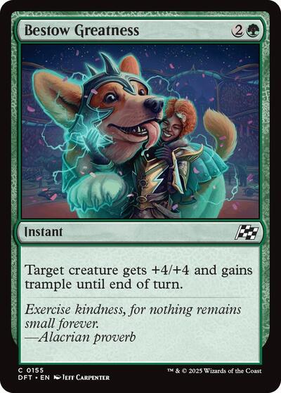 Bestow Greatness (Aetherdrift) Near Mint