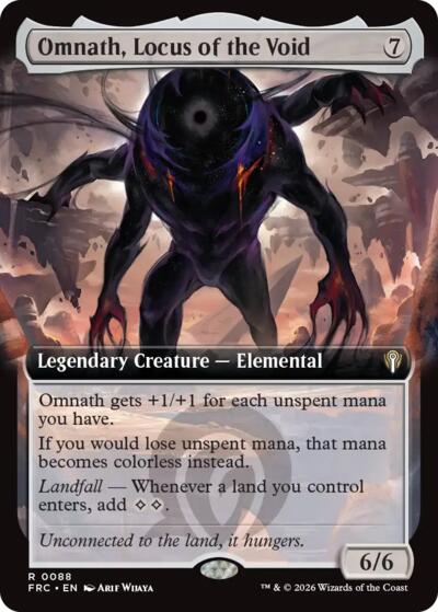 Omnath, Locus of the Void (Extended Art) (Commander: Reality Fracture) Near Mint