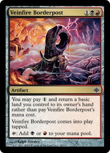 Veinfire Borderpost (Alara Reborn) Light Play Foil