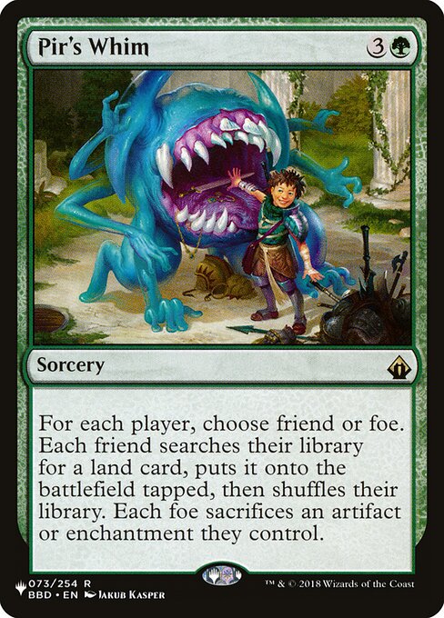 Pir's Whim (The List) Near Mint