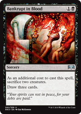 Bankrupt in Blood (Ravnica Allegiance) Light Play