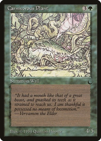 Carnivorous Plant (The Dark) Medium Play