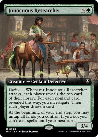 Innocuous Researcher (Extended Art) (Commander: Murders at Karlov Manor) Medium Play