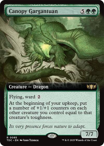 Canopy Gargantuan  Extended Art|2|0|0.00