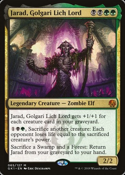 Jarad, Golgari Lich Lord (Guilds of Ravnica: Guild Kits) Medium Play