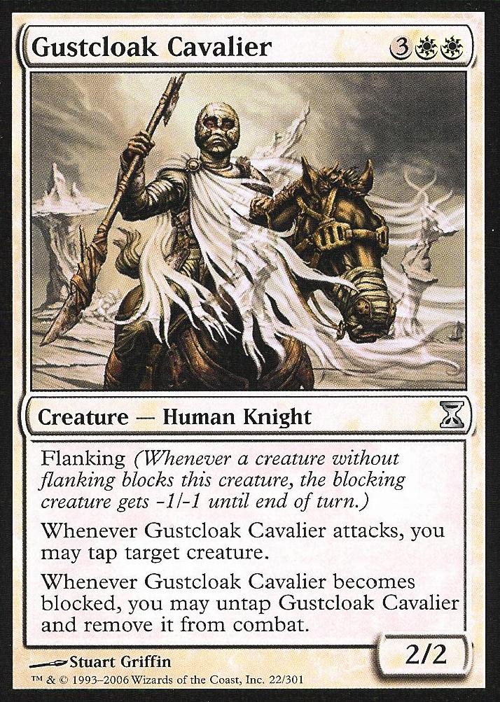 Gustcloak Cavalier (Time Spiral) Medium Play Foil