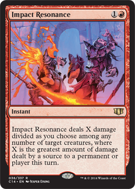 Impact Resonance (Commander 2014 Edition) Light Play