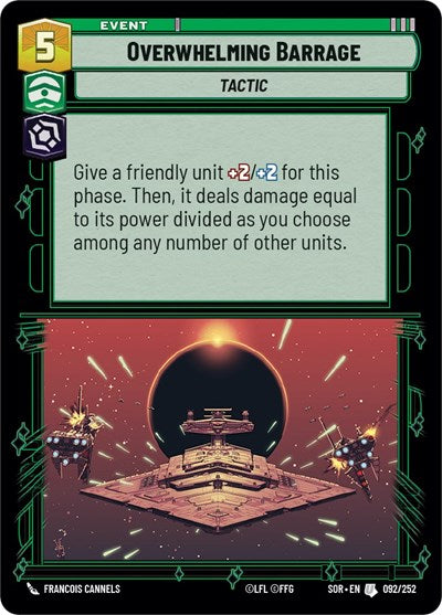 Overwhelming Barrage (Spark of Rebellion) Near Mint