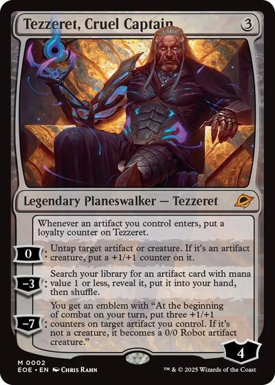 Tezzeret, Cruel Captain (Edge of Eternities) Near Mint
