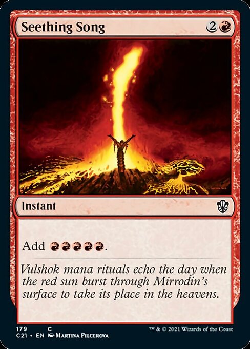 Seething Song (Commander 2021 Strixhaven) Near Mint