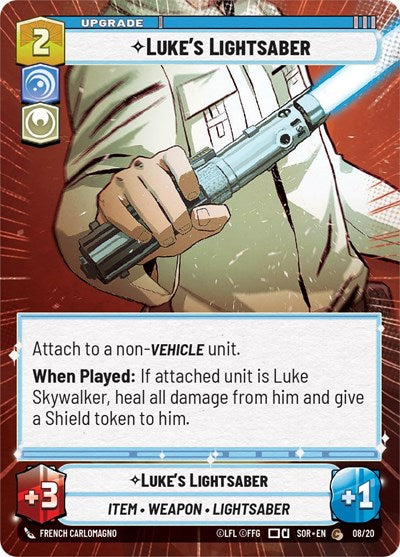 Luke's Lightsaber (Hyperspace) (Weekly Play Promos) Near Mint