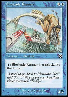 Blockade Runner (Mercadian Masques) Light Play