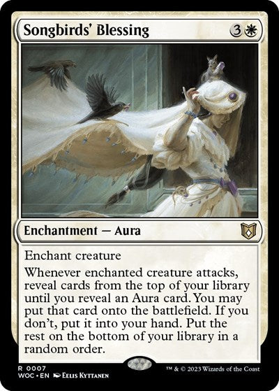 Songbirds' Blessing (Commander: Wilds of Eldraine) Near Mint