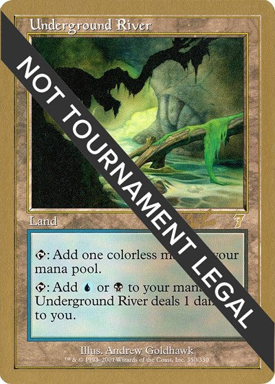 Underground River - 2002 Carlos Romao (7ED) (World Championship Decks) Heavy Play