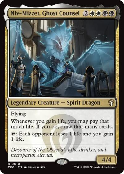 Niv-Mizzet, Ghost Counsel (Commander: Reality Fracture) Near Mint