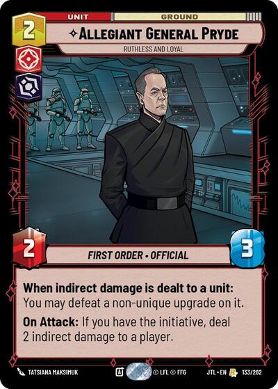 Allegiant General Pryde Ruthless and Loyal (Jump to Lightspeed) Near Mint