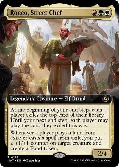 Rocco, Street Chef (Extended Art) (March of the Machine: The Aftermath) Medium Play Foil