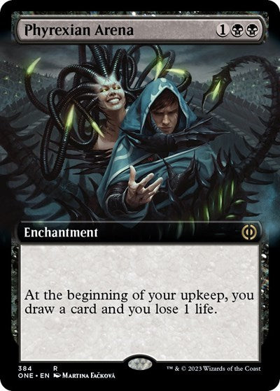 Phyrexian Arena (Extended Art) (Phyrexia: All Will Be One) Near Mint