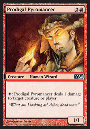 Prodigal Pyromancer (Magic 2011 Core Set) Medium Play