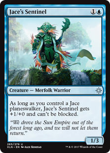 Jace's Sentinel (Ixalan) Medium Play