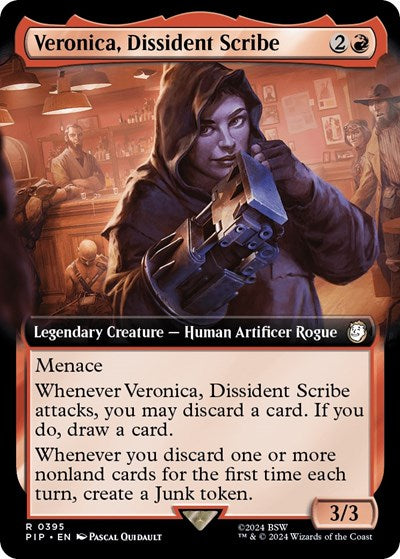 Veronica, Dissident Scribe (Extended Art) (Universes Beyond: Fallout) Near Mint Foil