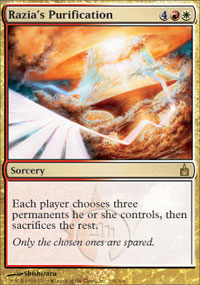 Razia's Purification (Ravnica) Heavy Play Foil